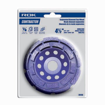 4-1/2" SEGMENTED DIAMOND CUT WHEEL