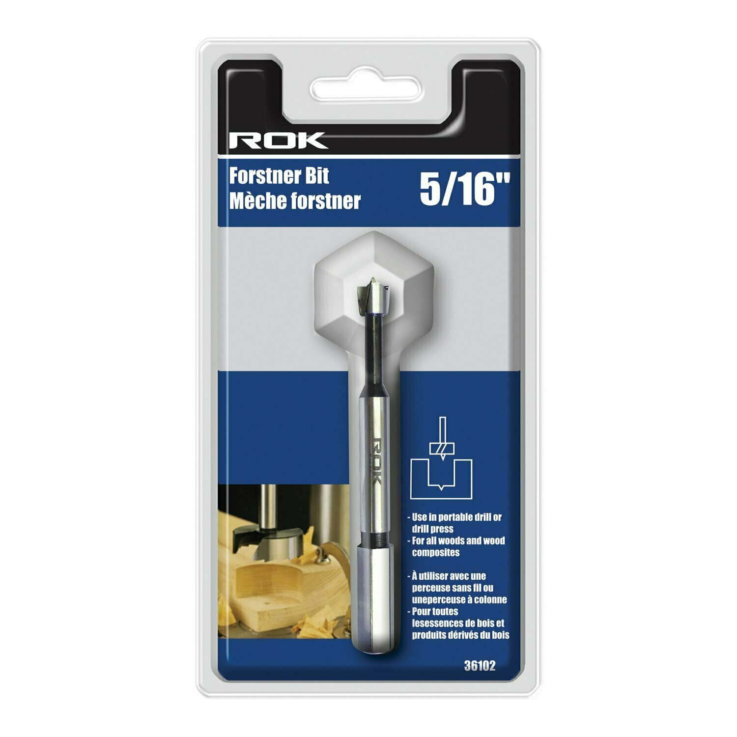 ROK 5/16" Forstner Bit