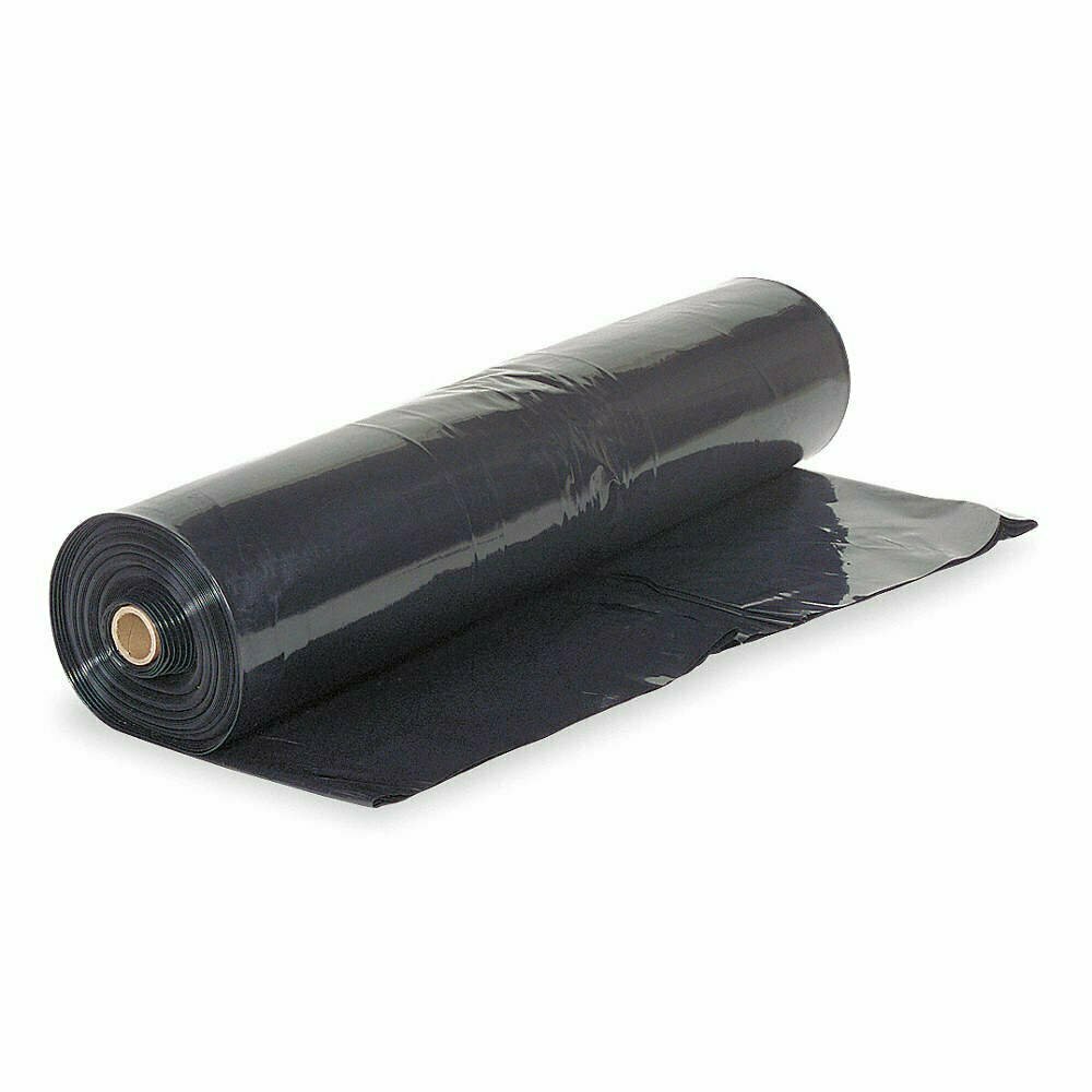 Heavy Poly Black 10' x 100' (1000ft²) Roll