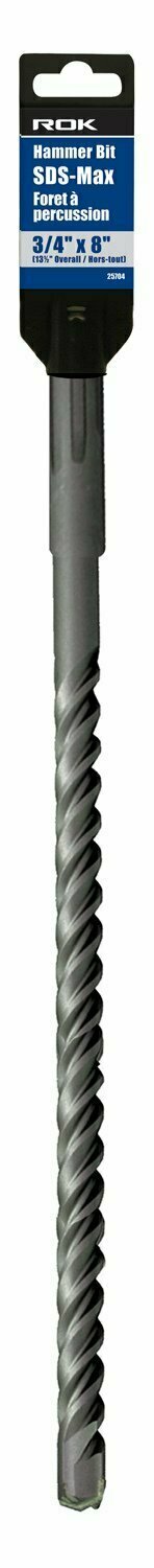 SDS MAX BIT 3/4 X 8" HAMMER BIT