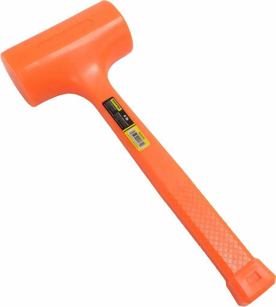 SHOPRO 4LB DEADBLOW HAMMER ORANGE