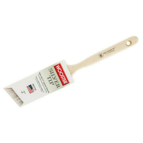 Wooster 5221 Angle Sash Silver Tip Brush