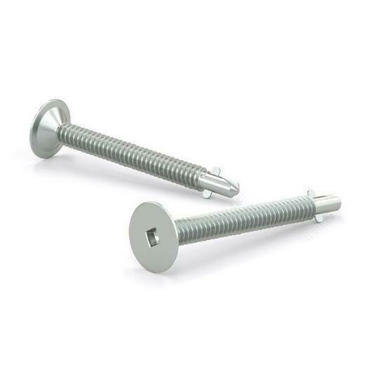 #10 X 1-7/16" Self Drilling Screws Wafer Head Zinc