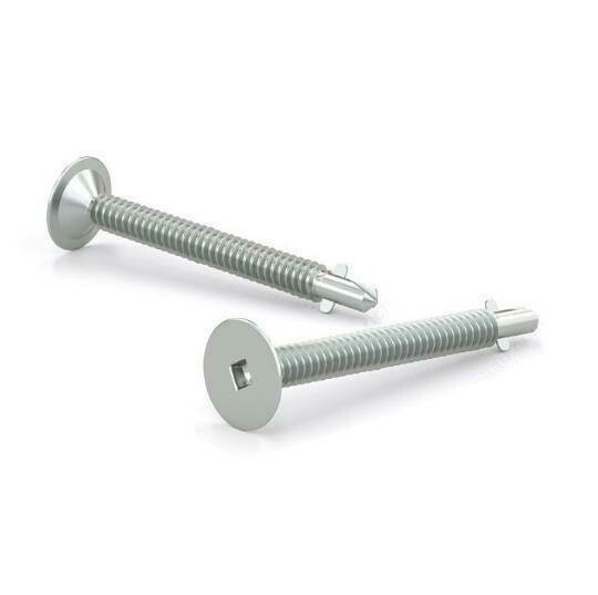 #10 X 1-7/16" Self Drilling Screws Wafer Head Zinc