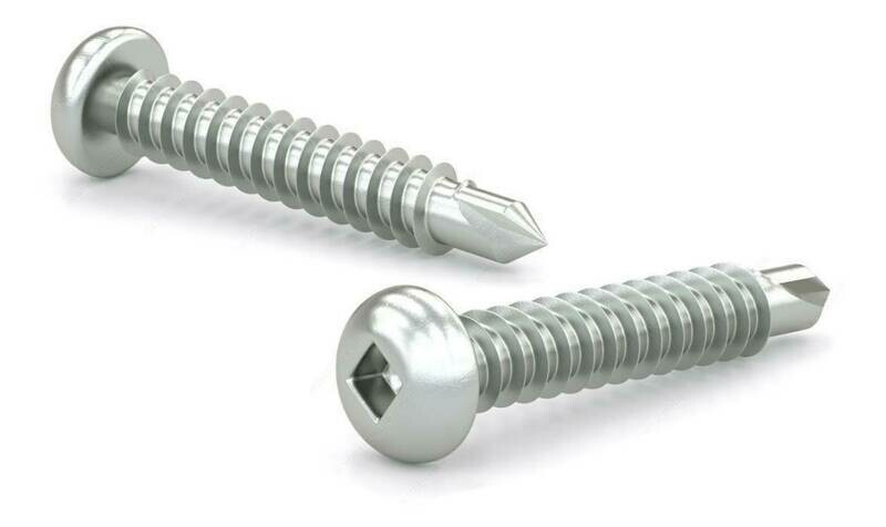 #10 X 5/8" Self Drilling Screws Pan Head Zinc