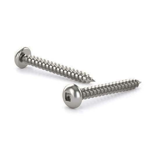 #10 X 1" Wood Screws Pan Head Stainless 100 PCS