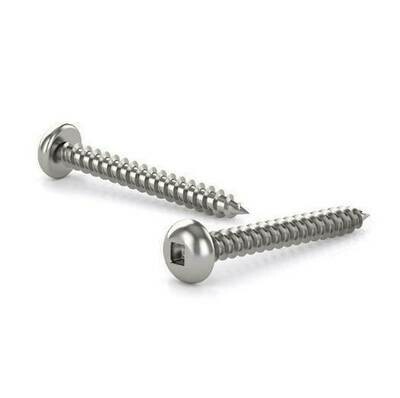 #8 X 1-1/4" Wood Screws Pan Head Stainless 100 PCS