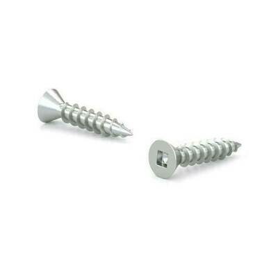 #10 X 3/4" Wood Screws Flat Head Zinc 16 PCS
