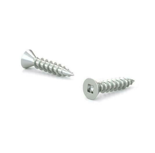 #10 X 1/2" Wood Screws Flat Head Zinc 16 PCS