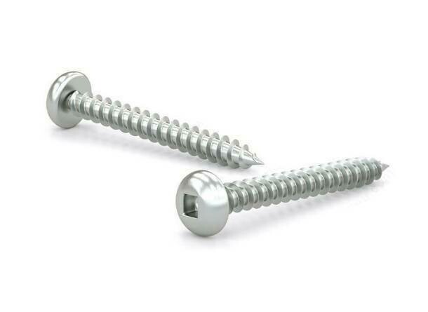 #10 X 1" Metal Screws Pan Head Zinc