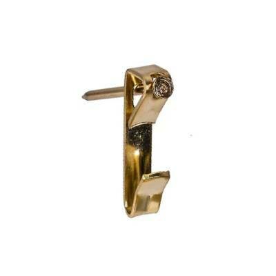 10LB PICTURE HOOK BRASS