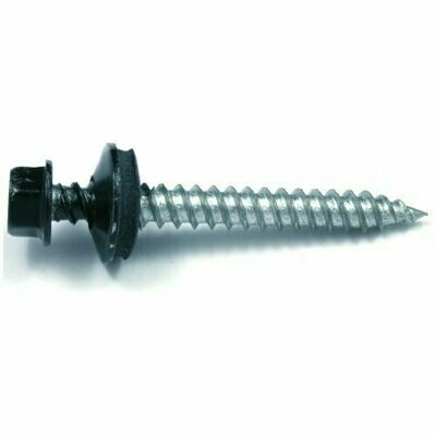 9X1-1/2 BLK ROOFING SCREW