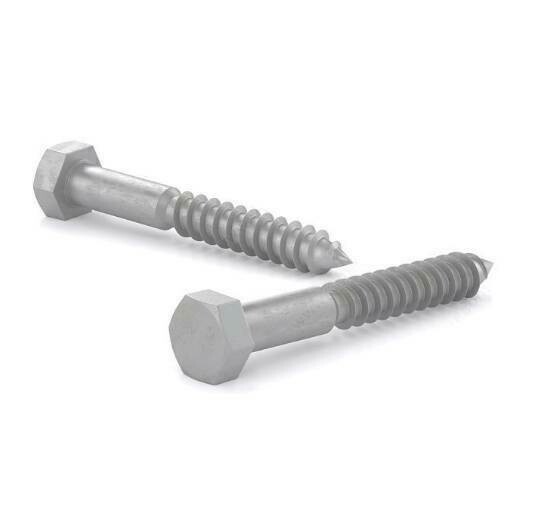 1/4" X 1" Lag Screws Galvanized