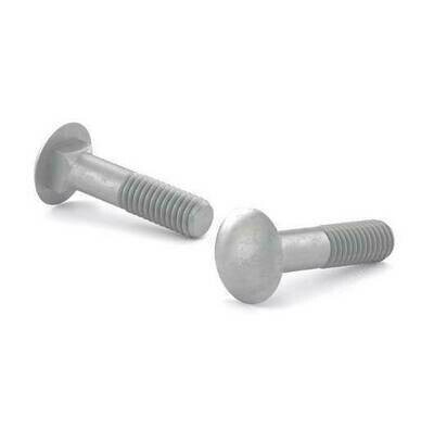 1/2" X 4-1/2" CARRIAGE BOLTS HDG