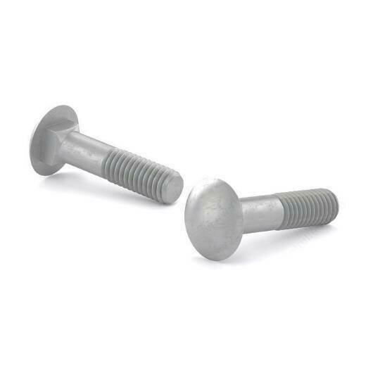 1/4" X 2" CARRIAGE BOLTS HDG