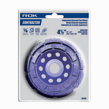 4-1/2" SEGMENTED DIAMOND CUT WHEEL