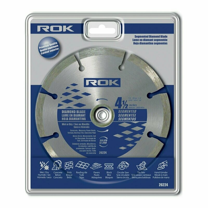 4-1/2" SEGMENTED RIM DIAMOND BLADE