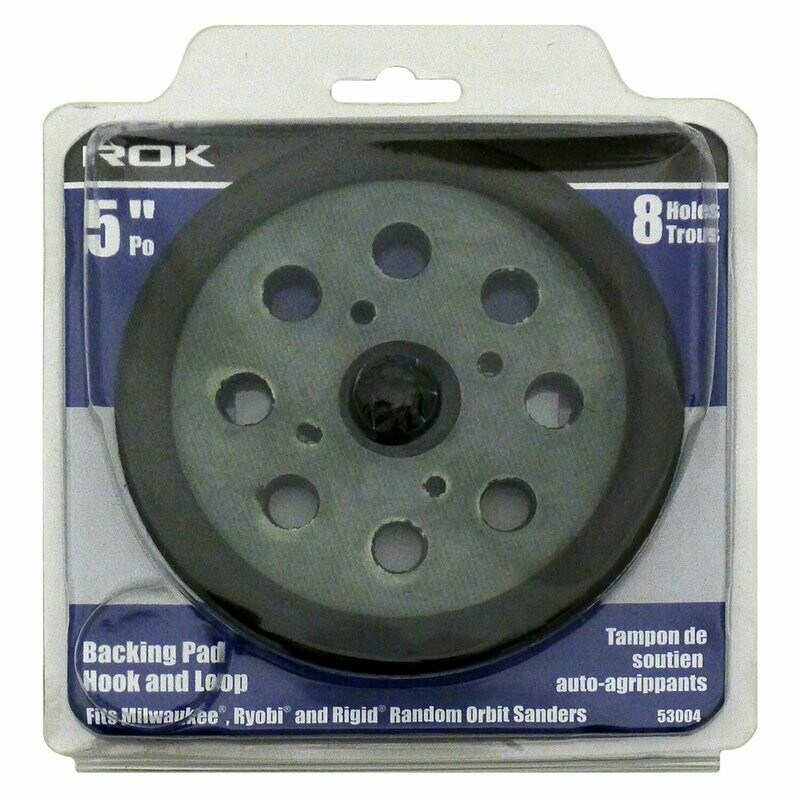 5" REPLACEMENT BACKING PAD 8 HOLES