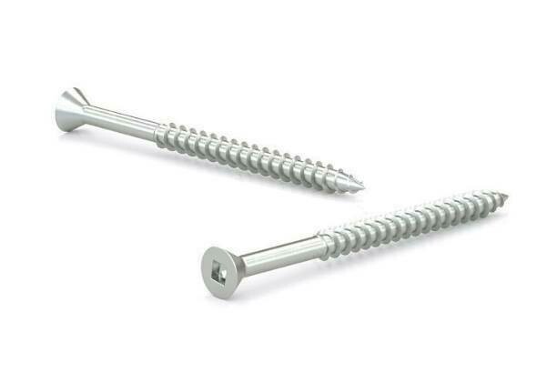 #10 X 3" Wood Screws Flat Head Zinc 7 PCS