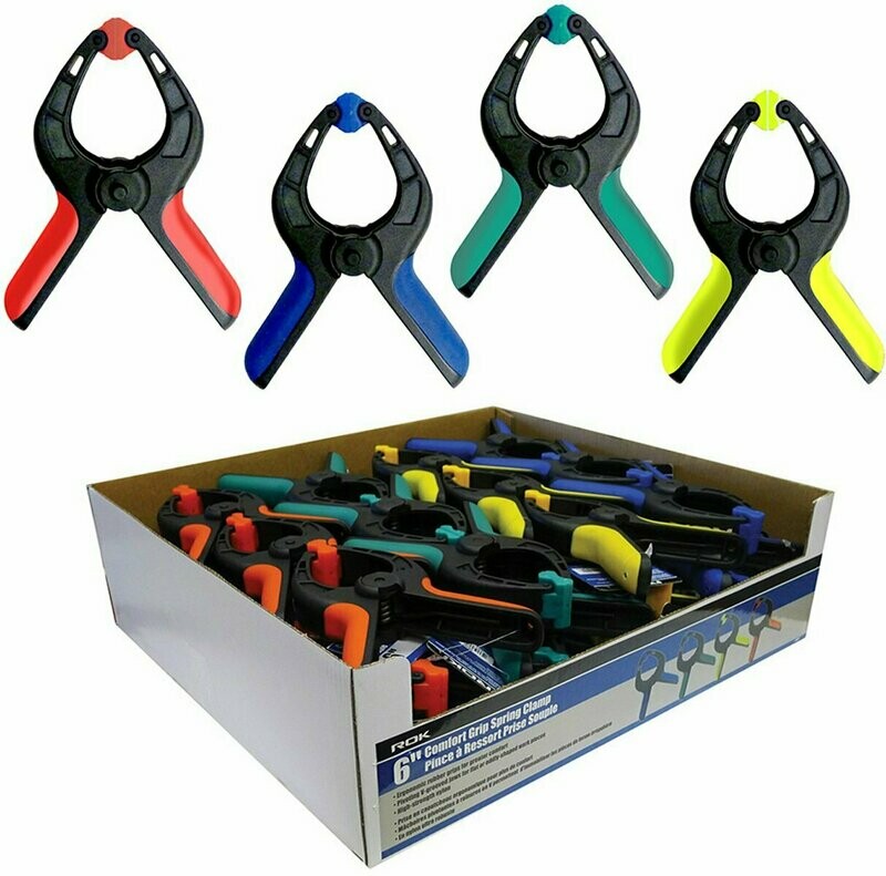 6" COMFORT GRIP SPRING CLAMP