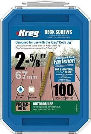KREG 2 5/8" DECK SCREWS 100CT