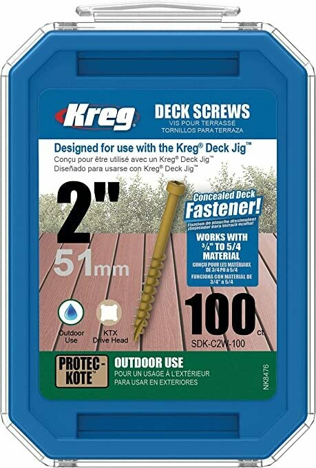 KREG 2" DECK SCREWS 100CT