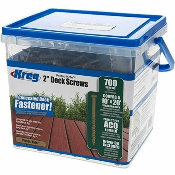 KREG 2" DECK SCREWS 700CT