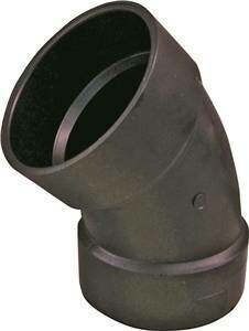 1-1/4" ABS 45 Elbow