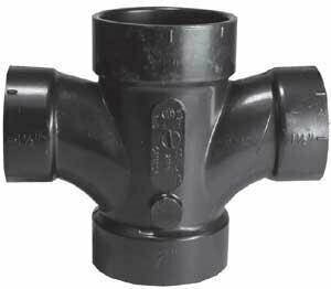 3" X 2" ABS Double TEE