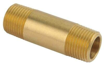 1/8 1/8" X 1-1/2" Brass Nipple