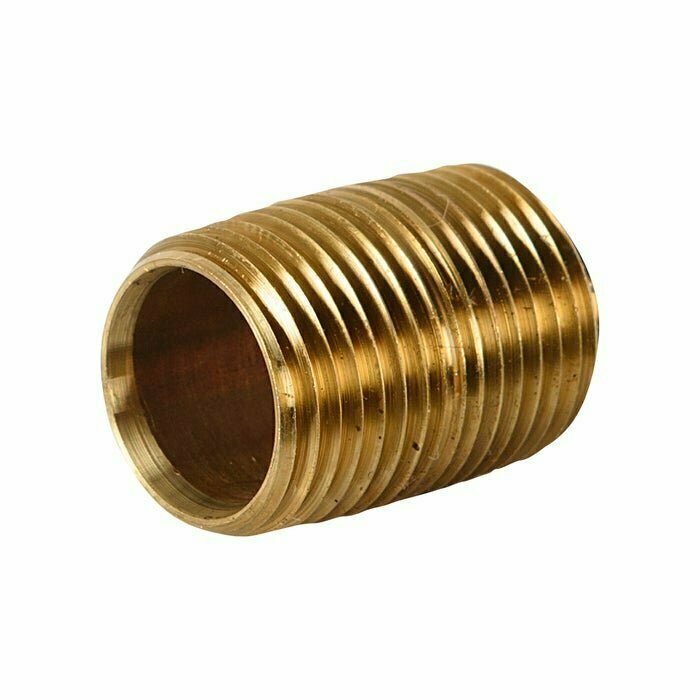 1/2" Close Brass Nipple