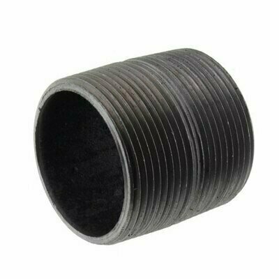 1/4" Close Black Nipple