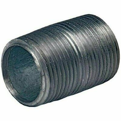 1/8 1/8" Close Galvanized Nipple