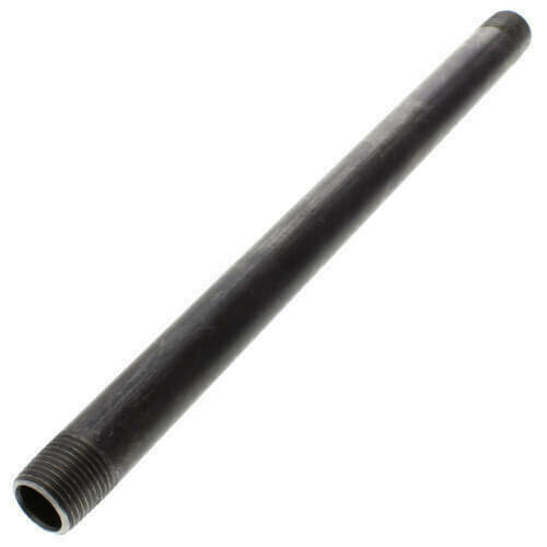 1/2" X 24" Black Nipple