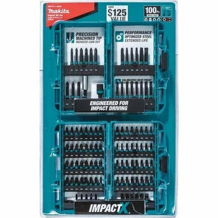 100 PC. MAKITA IMPACT KIT