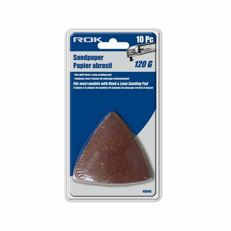 120G SANDPAPER TRIANGLE 10PCS