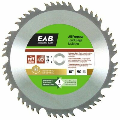 10"X50T INDUSTRIAL ALL PUPOSE BLADE