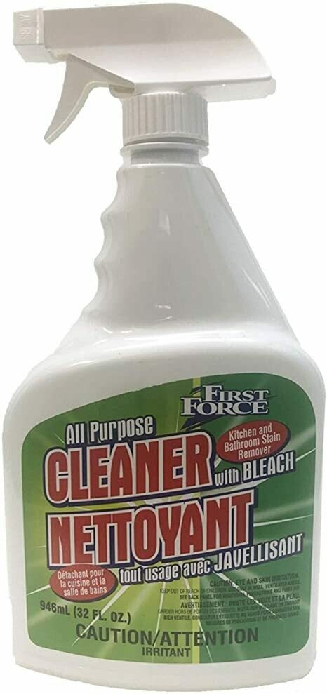 FIRST FORCE CLEANER W BLEACH 946ML