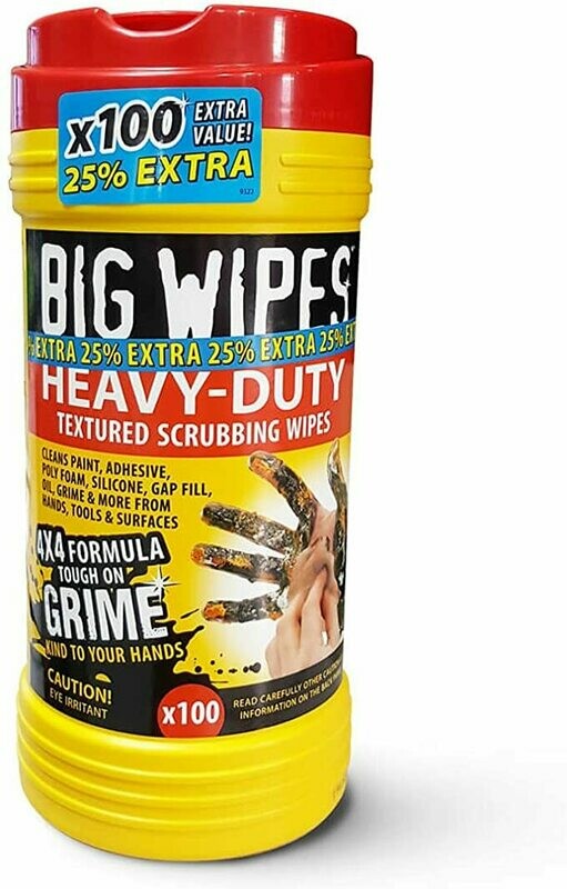 Big Wipes Heavy Duty 4X4 Wipes 100pc