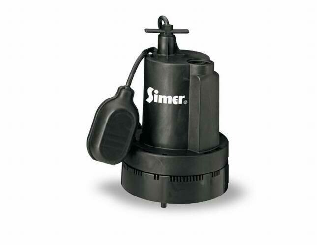 1/3hp SIMER SUMP PUMP SUBMERSIBLE