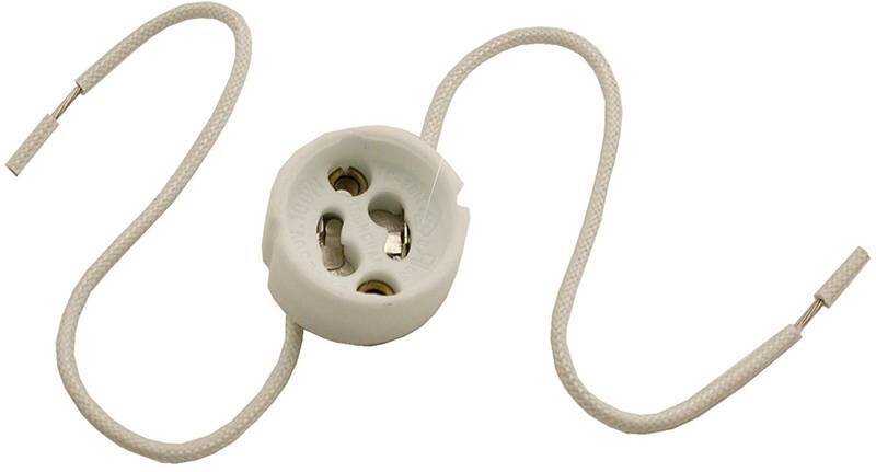 GU10 BULB SOCKET W LEADS
