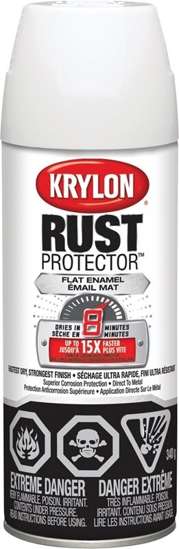 KRYLON FLAT WHITE 340G