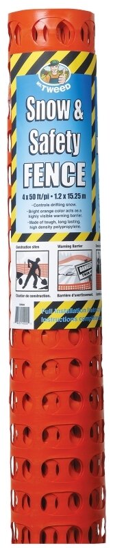 '4''X50'' SAFETY FENCE ORANGE'