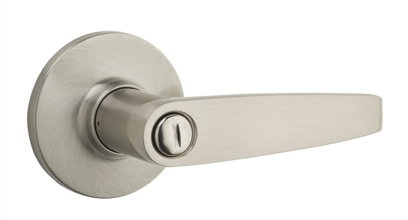 WINSTON PRIVACY SATIN NICKEL LEVER