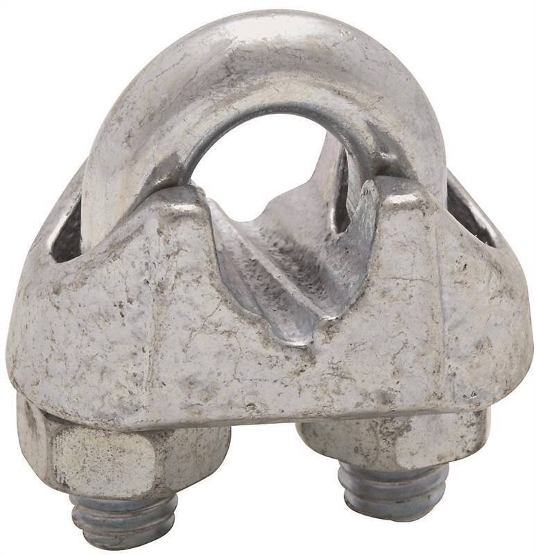 5/16" WIRE ROPE CLEAT 3024X-B ZINC