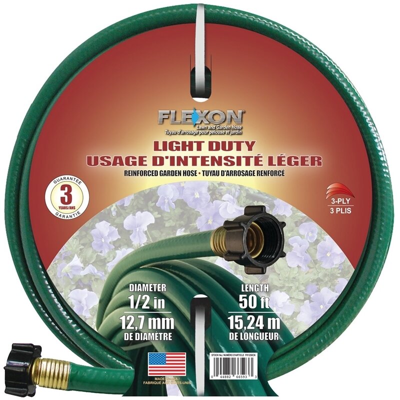 FLEXON HOSE 1/2X50' LIGHT DUTY