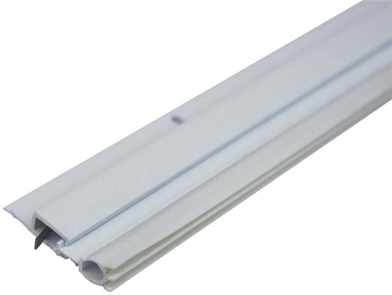 SPRING LOADED DOOR SEAL WHITE