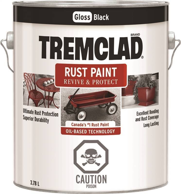 TREMCLAD BLACK GLOSS 3.78L