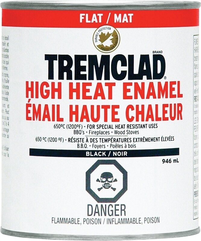 TREMCLAD BLACK FLAT H/H 946ML
