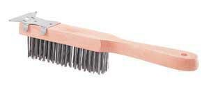 WIRE BRUSH WITH SCRAPER